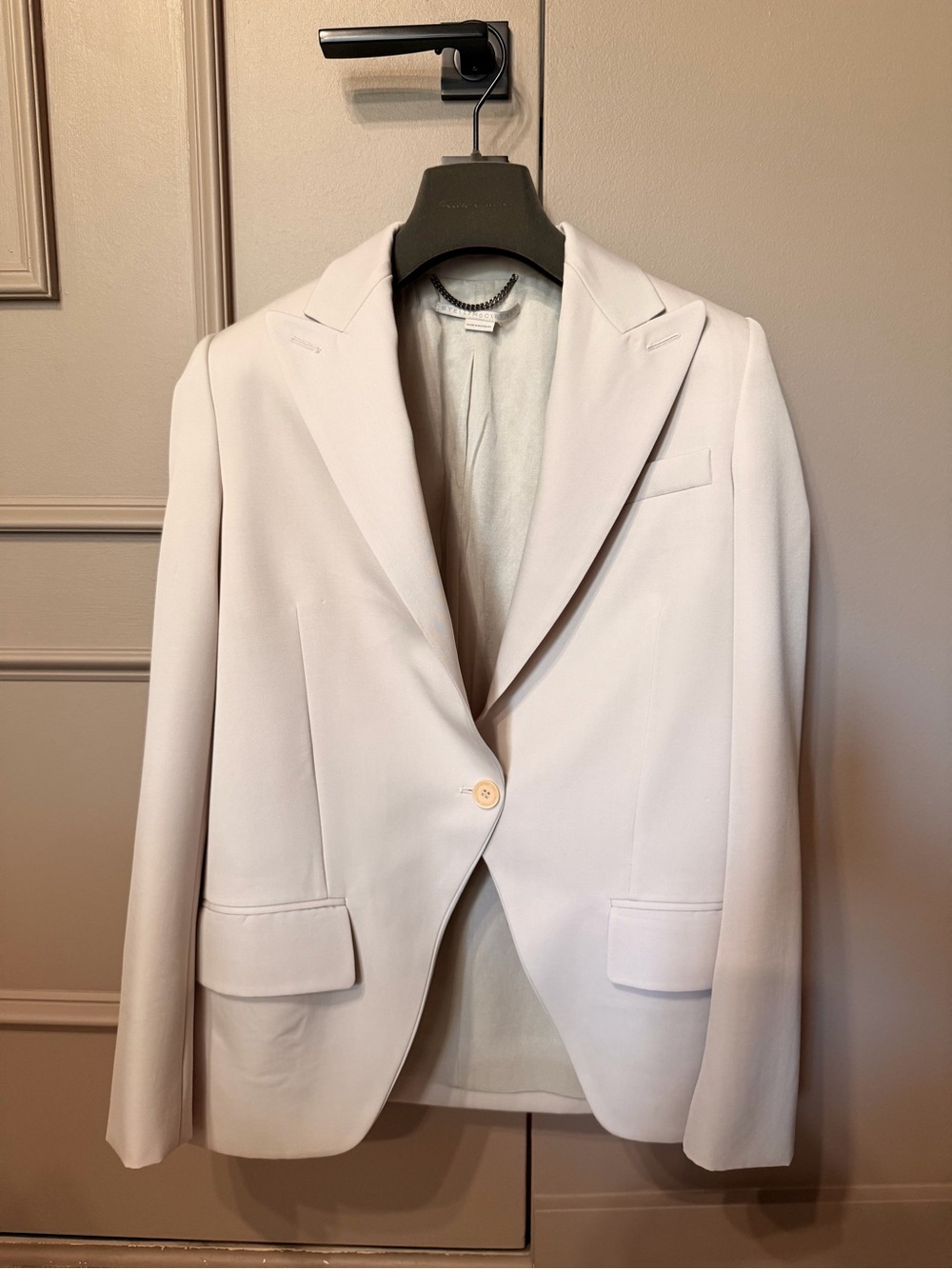 Stella McCartney light gray Lined blazer